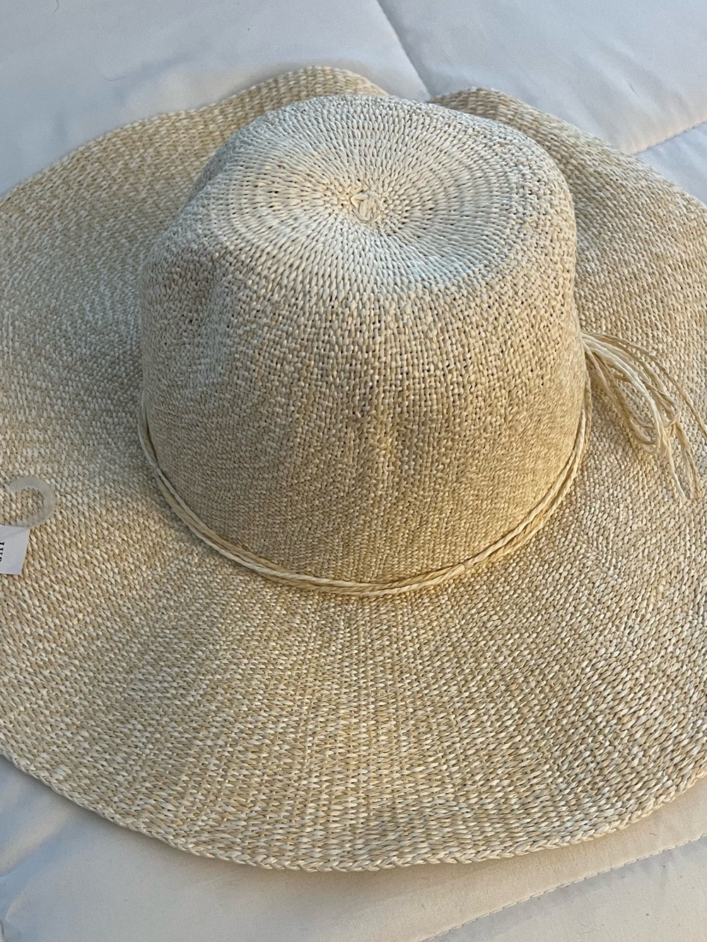 New W/Tags Gap Wide Brim Straw Sun Hat - Natural